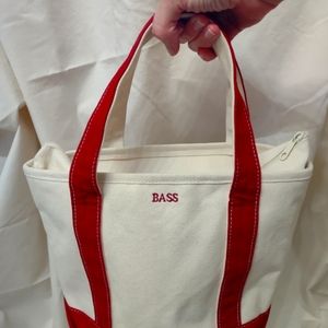 Bass canvas tote